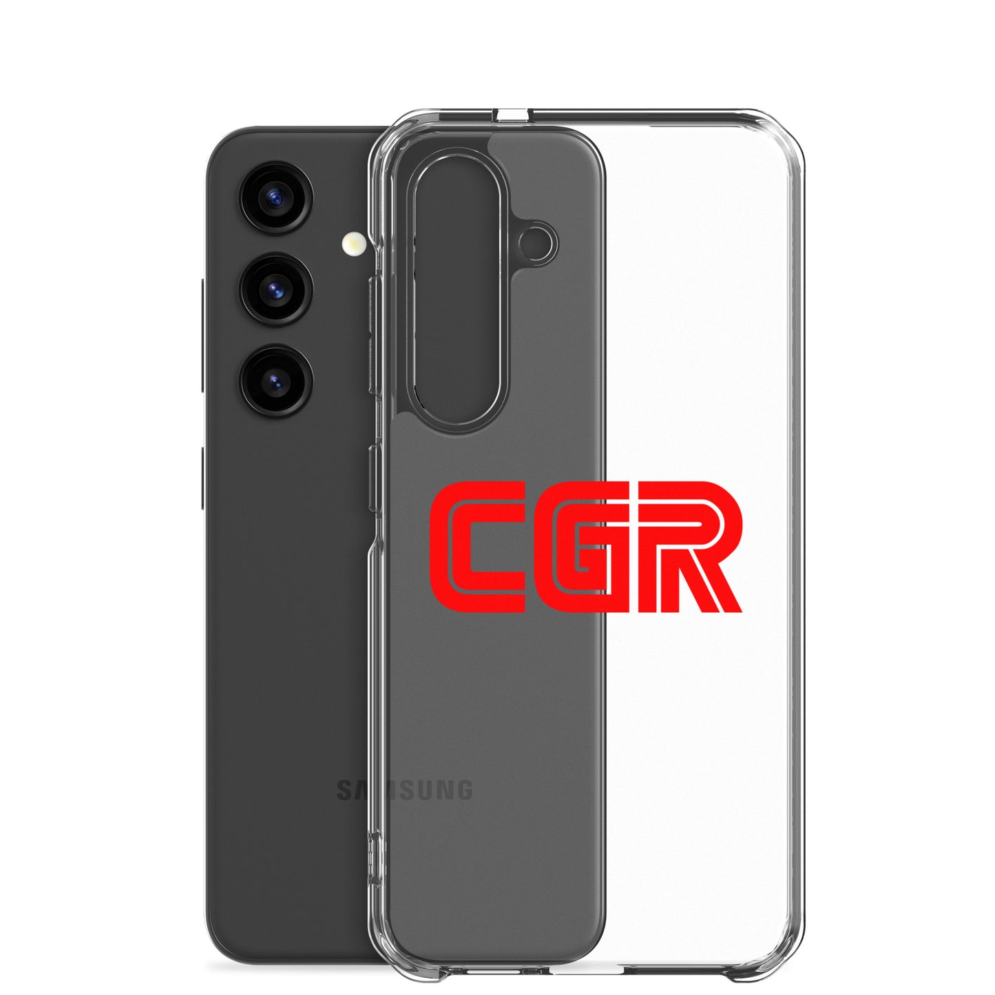 CGR Clear Case for Samsung® - Red Logo