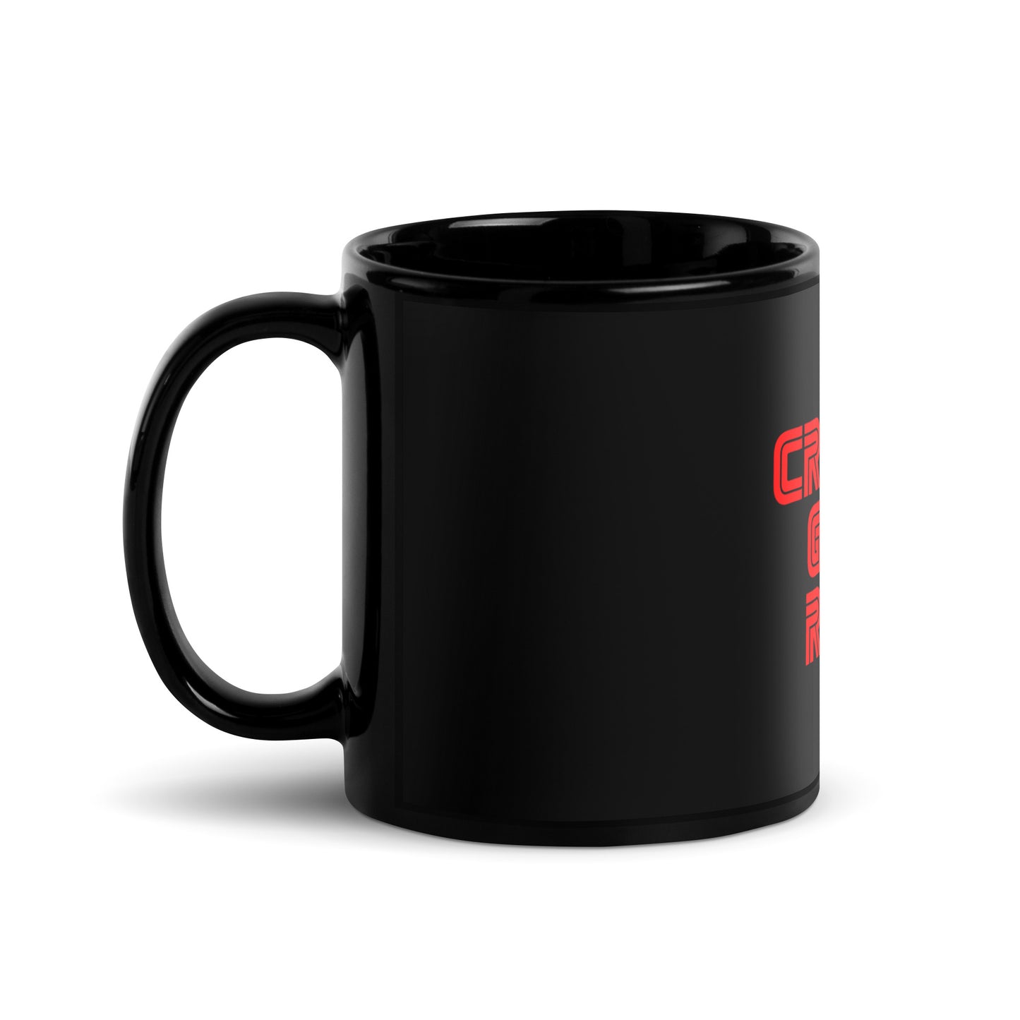 CGR Full Story Black Glossy Mug - Everyday