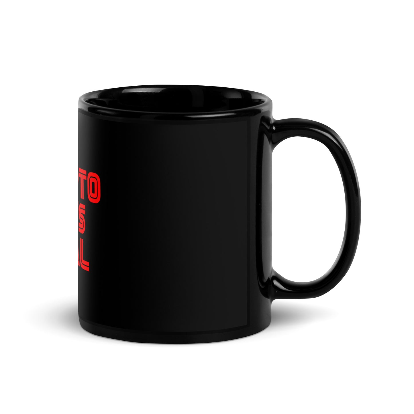 CGR Full Story Black Glossy Mug - Everyday