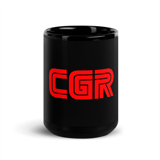 CGR Bold Black Glossy Mug - XL