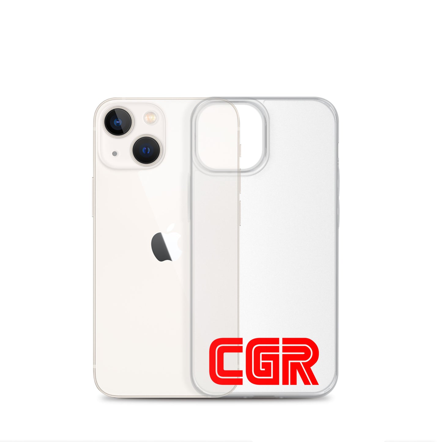 CGR Clear Case for iPhone® - Red Logo