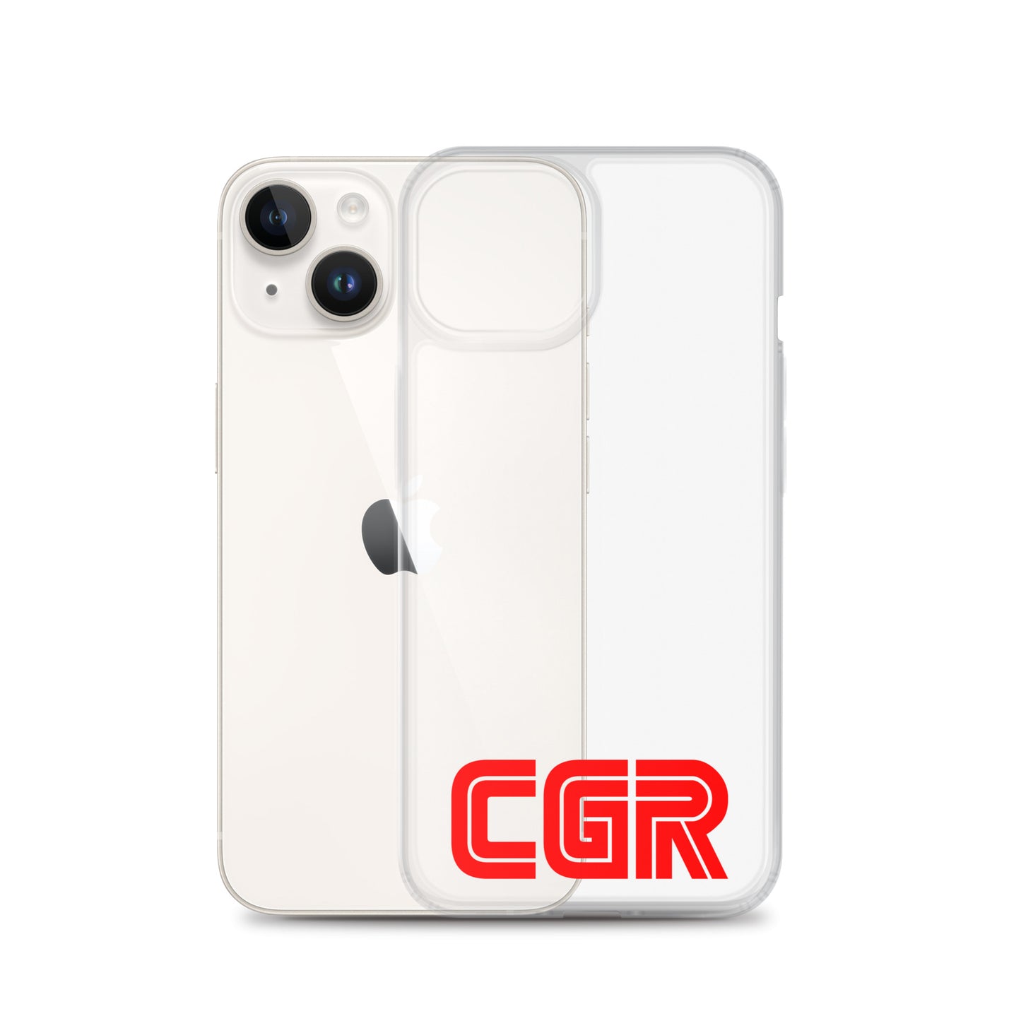 CGR Clear Case for iPhone® - Red Logo