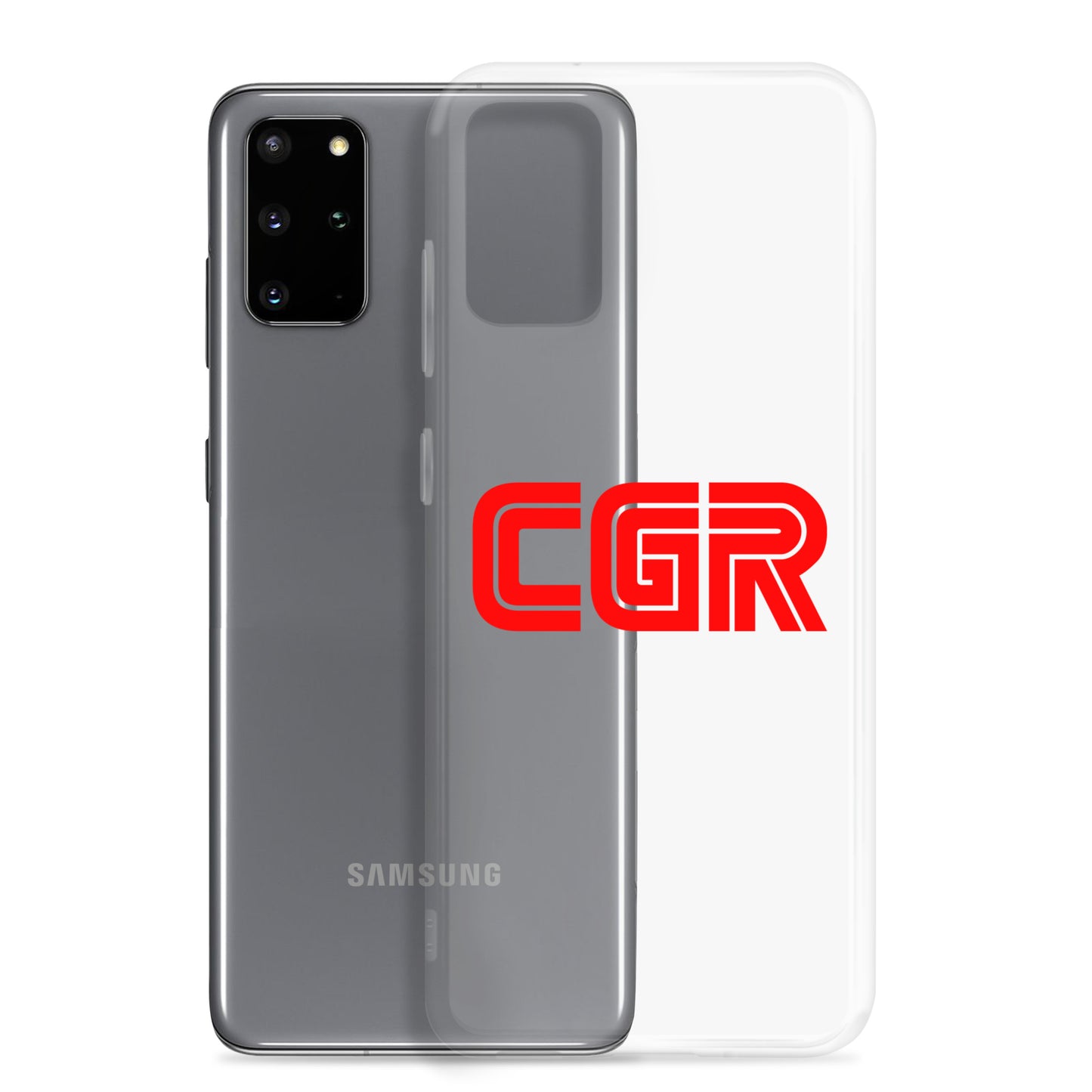 CGR Clear Case for Samsung® - Red Logo