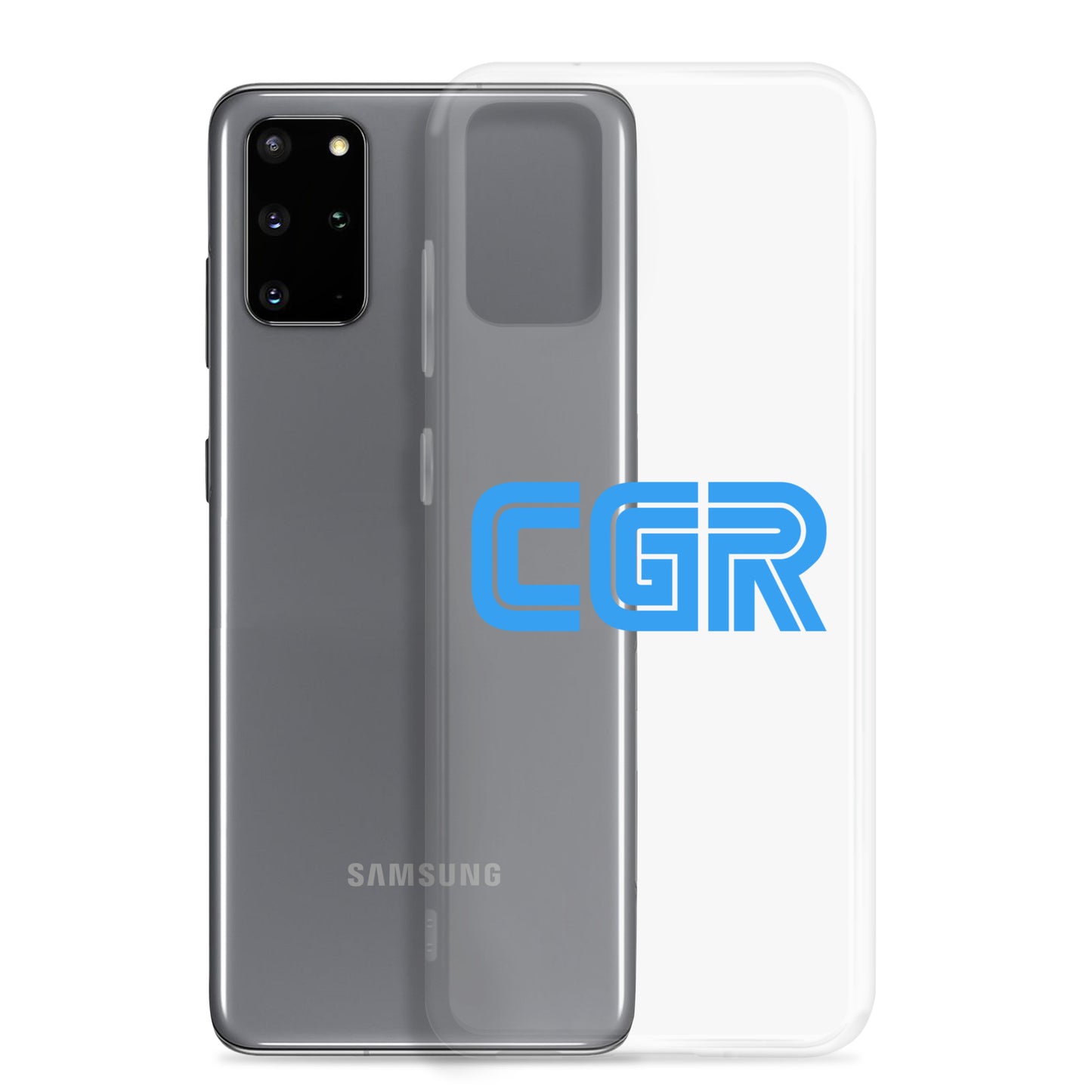 CGR Clear Case for Samsung® - Blue Logo