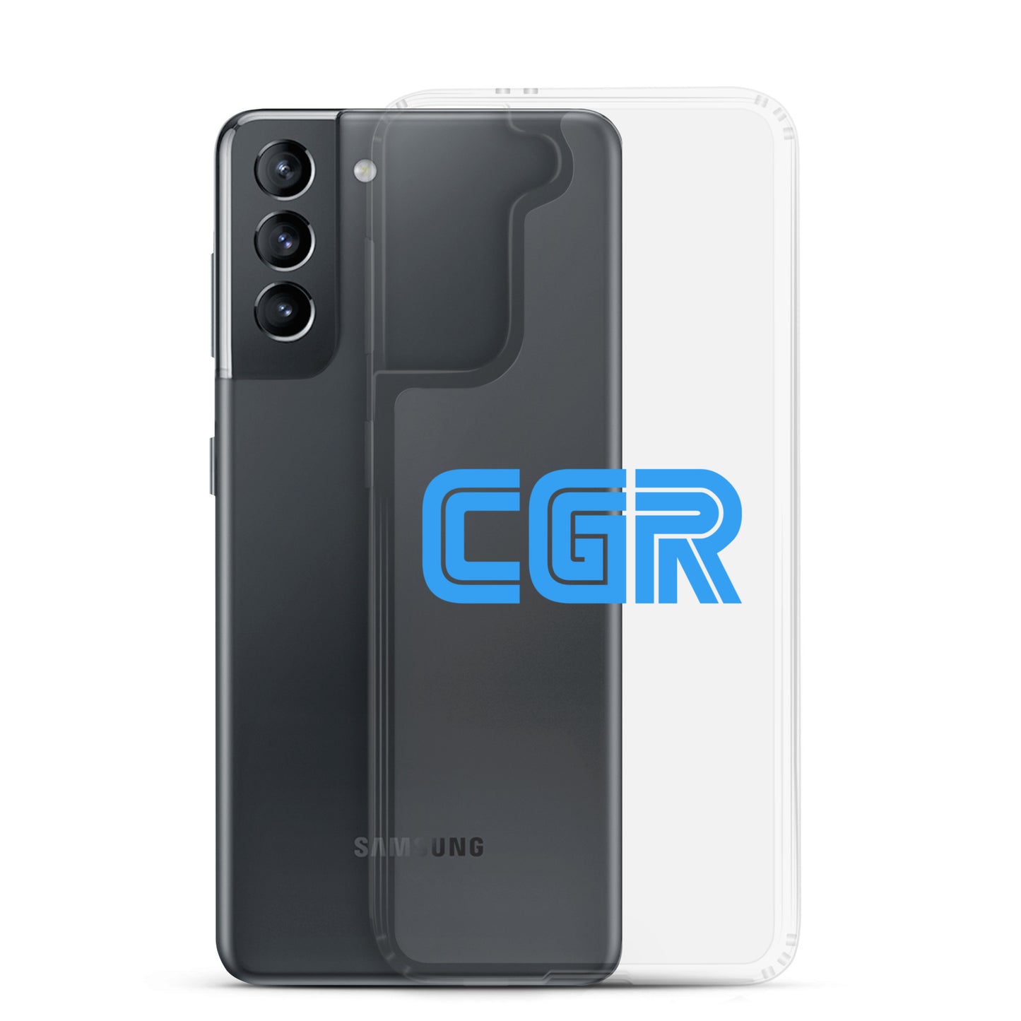 CGR Clear Case for Samsung® - Blue Logo