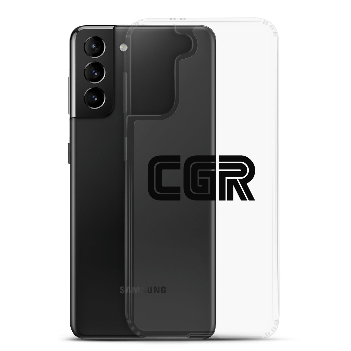 CGR Clear Case for Samsung® - Black Logo