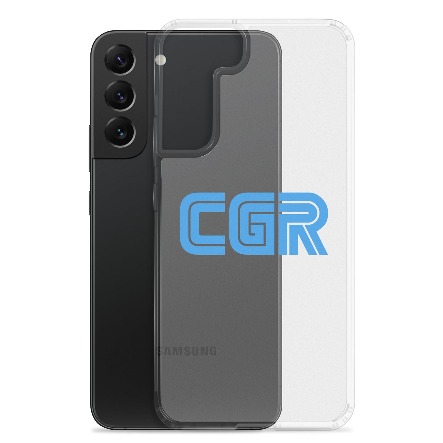 CGR Clear Case for Samsung® - Blue Logo