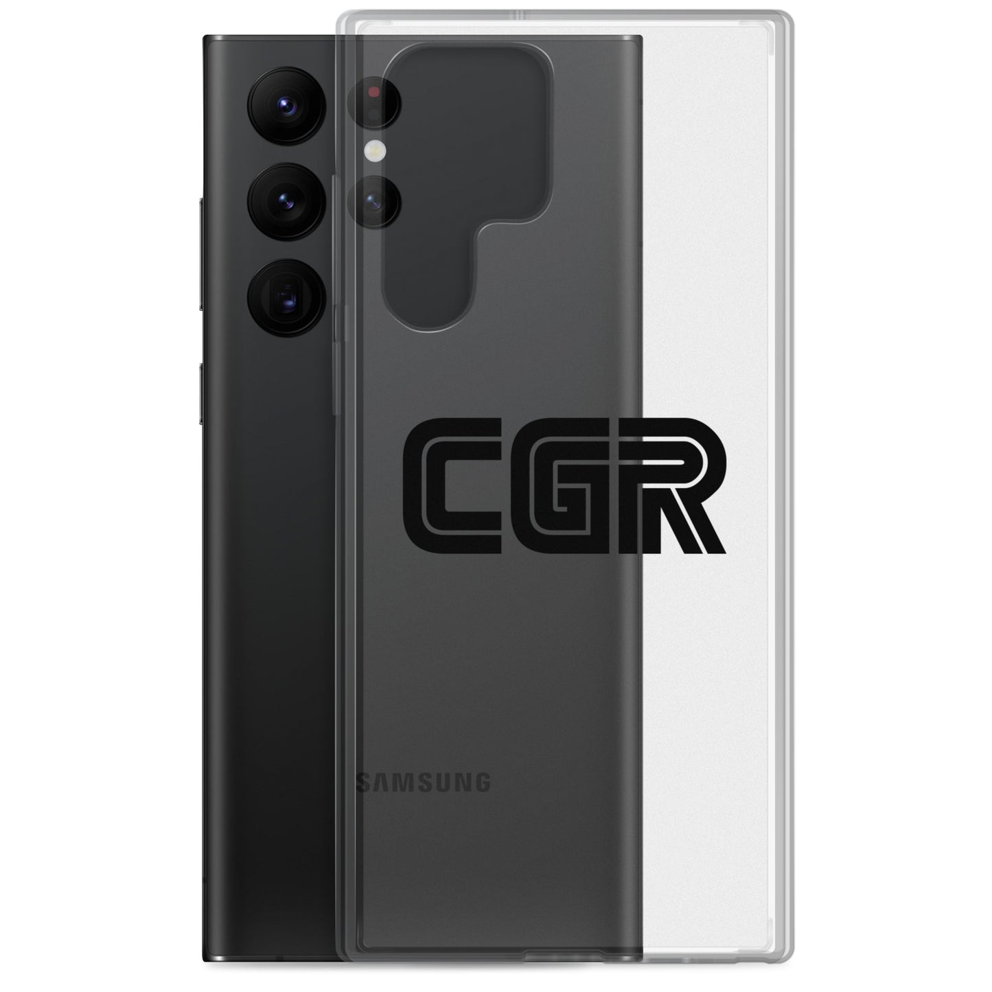 CGR Clear Case for Samsung® - Black Logo