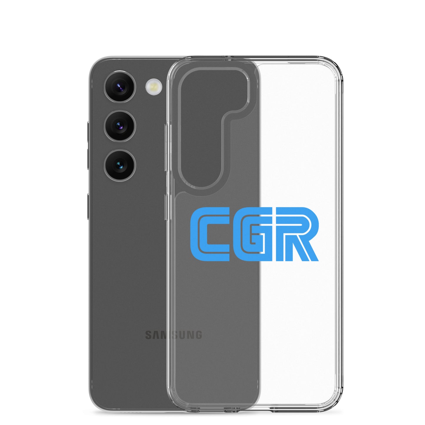 CGR Clear Case for Samsung® - Blue Logo