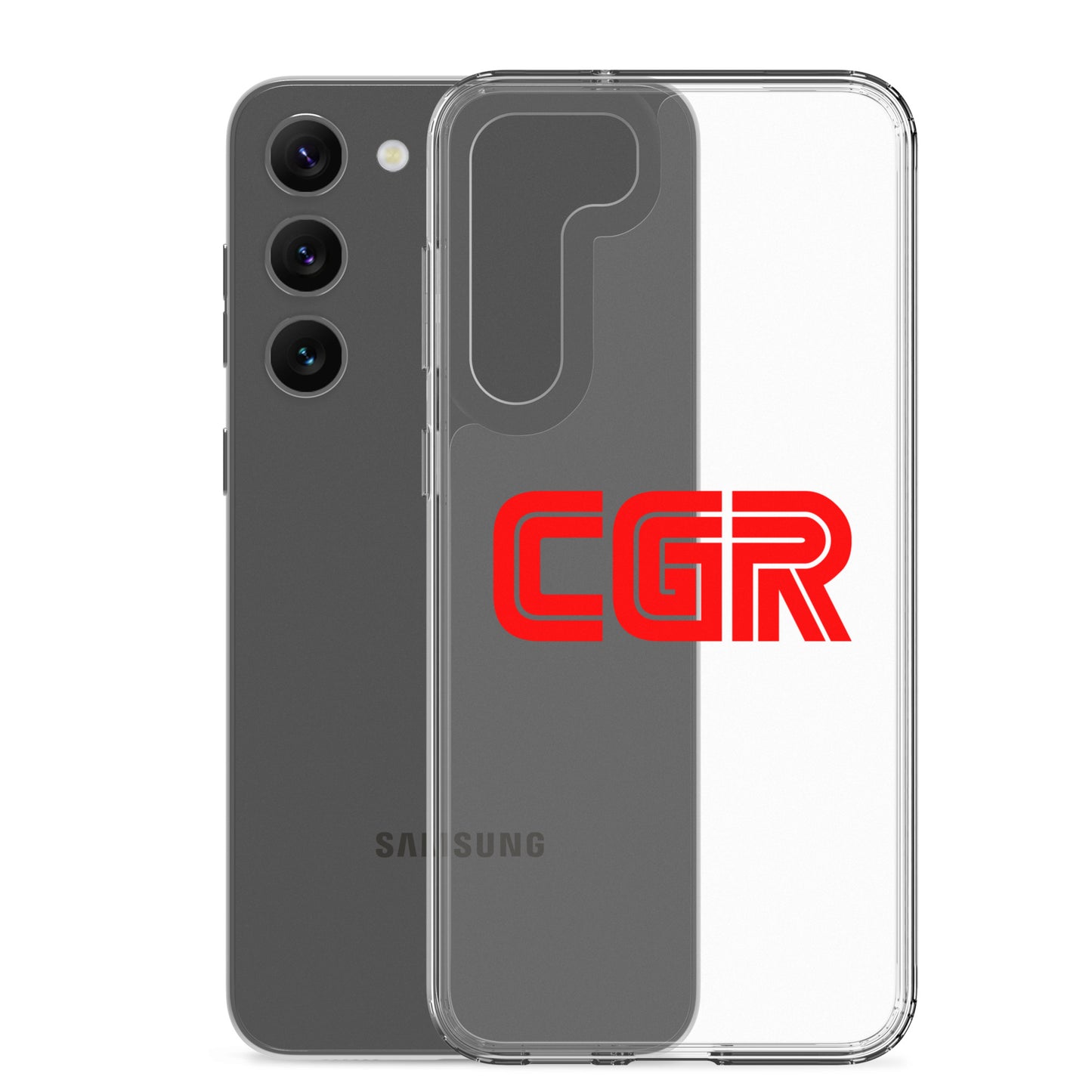 CGR Clear Case for Samsung® - Red Logo