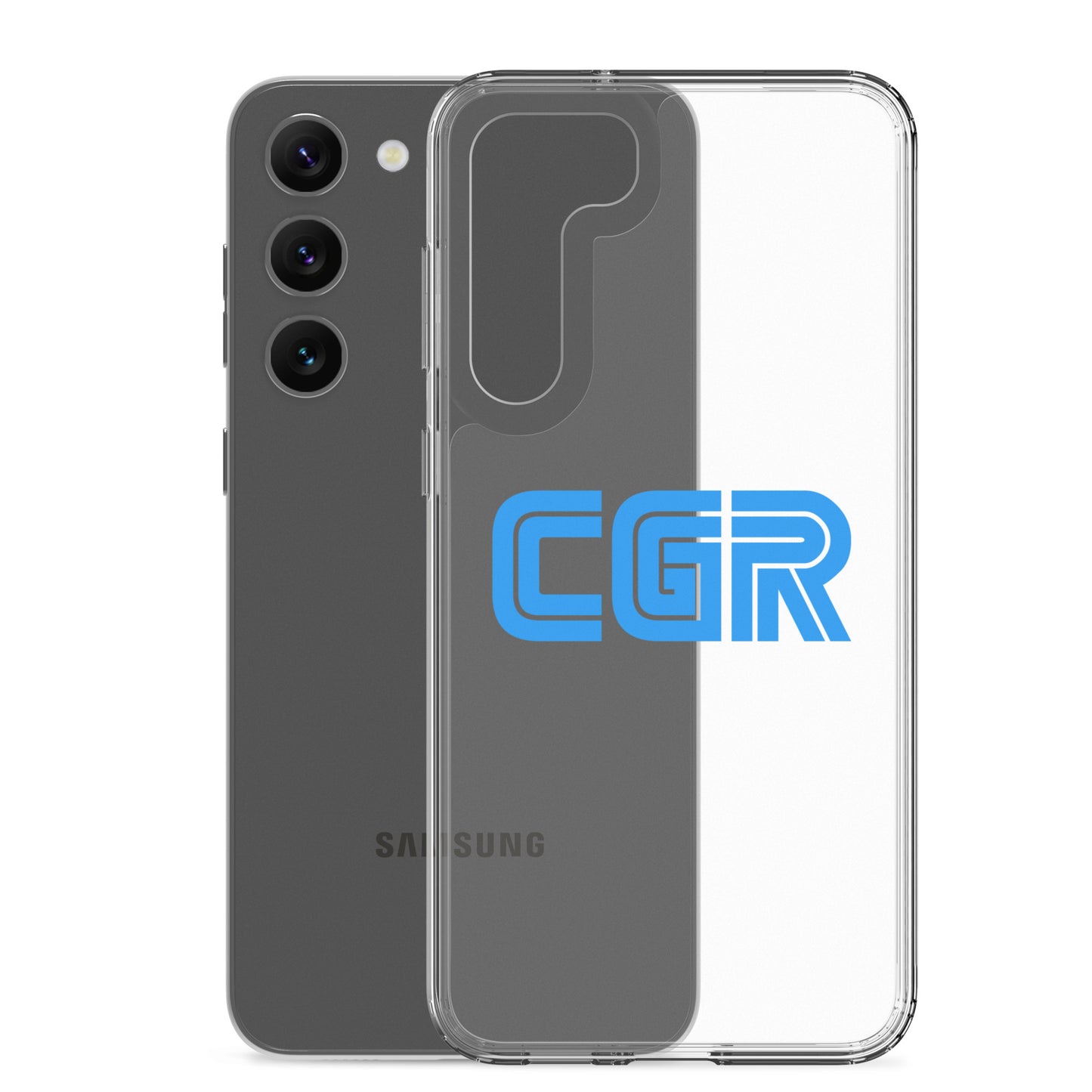 CGR Clear Case for Samsung® - Blue Logo