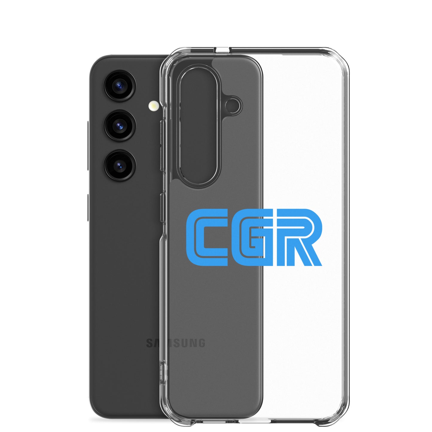 CGR Clear Case for Samsung® - Blue Logo