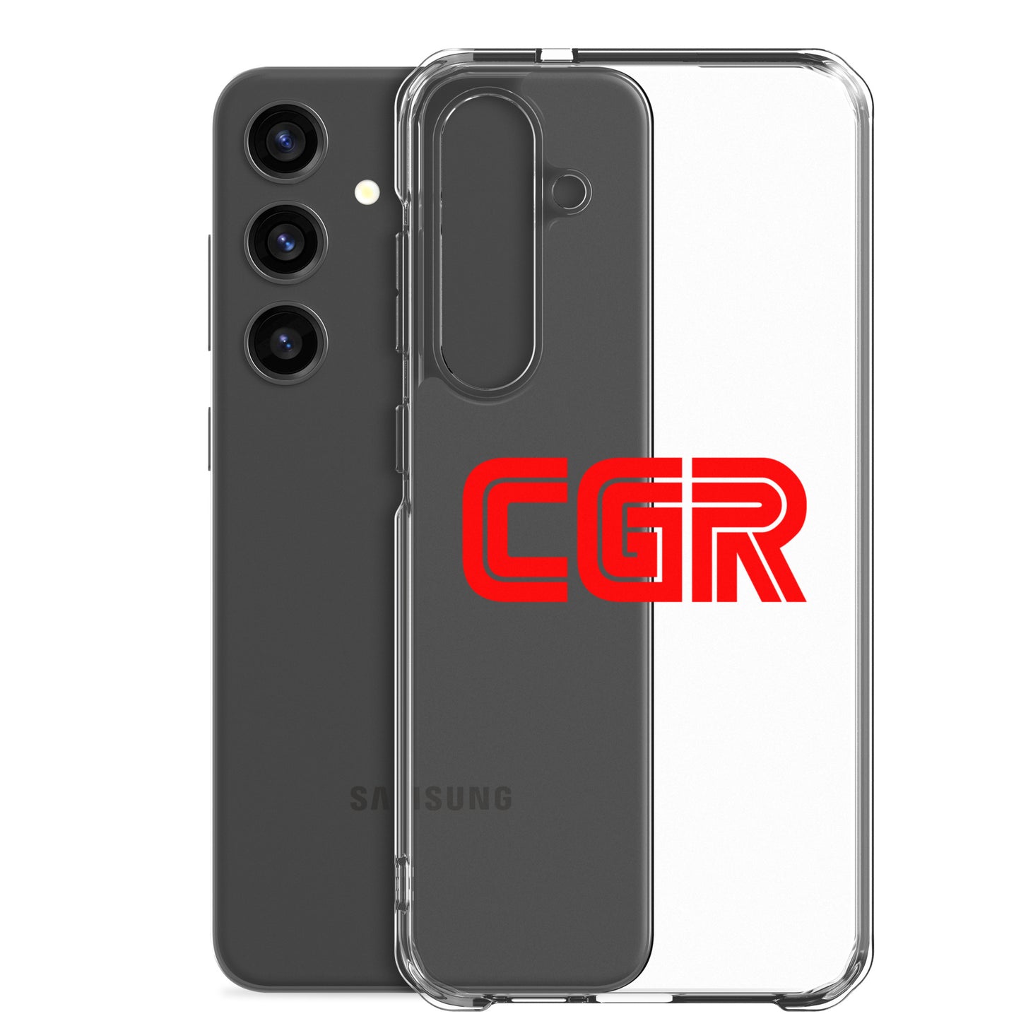 CGR Clear Case for Samsung® - Red Logo