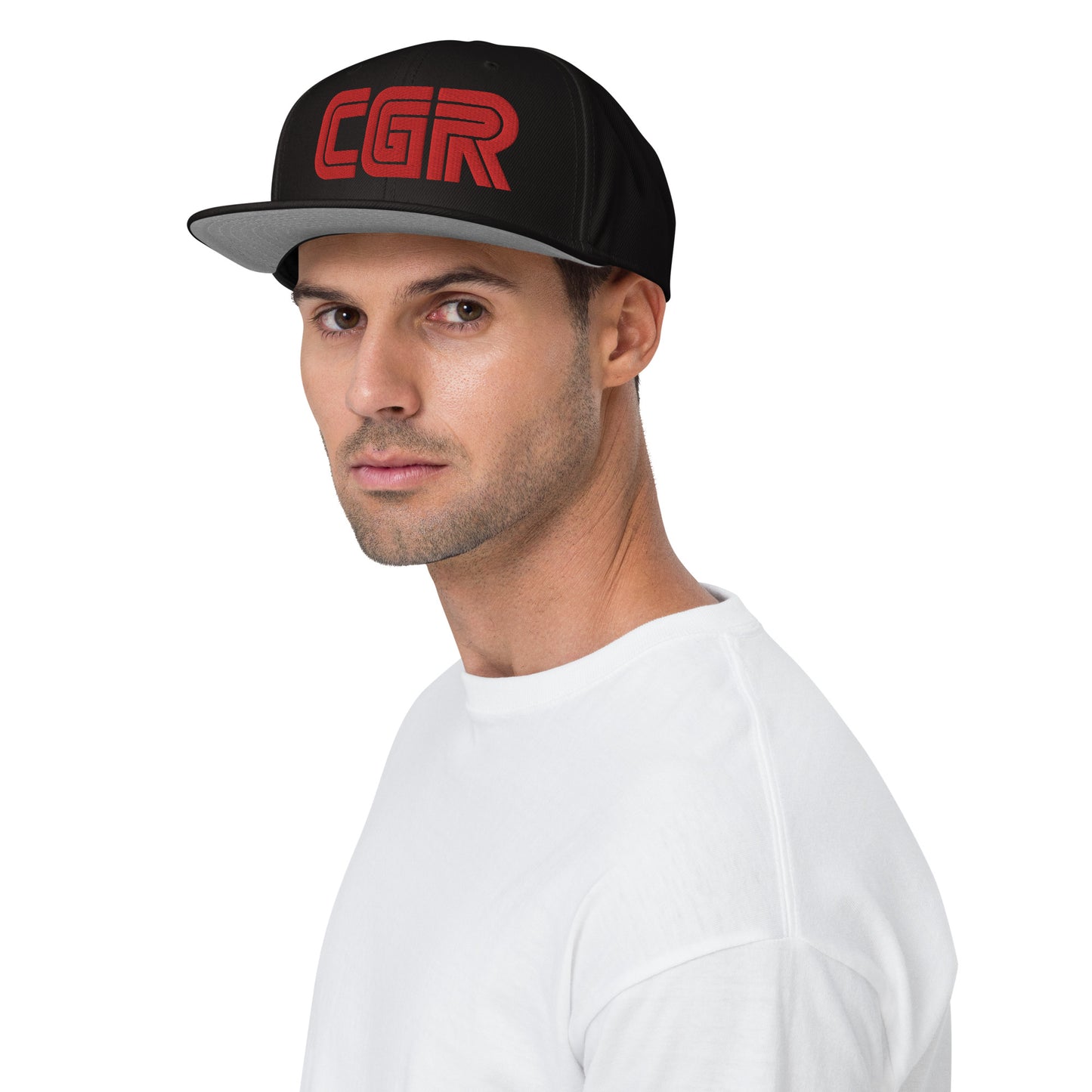 CGR Bold Red Logo Snapback